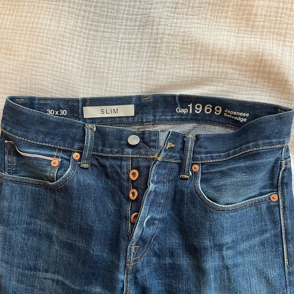 Gap 1969 Slim Japanese Selvedge Jeans